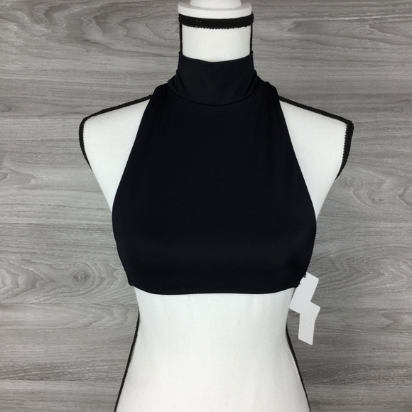 turtleneck swim top